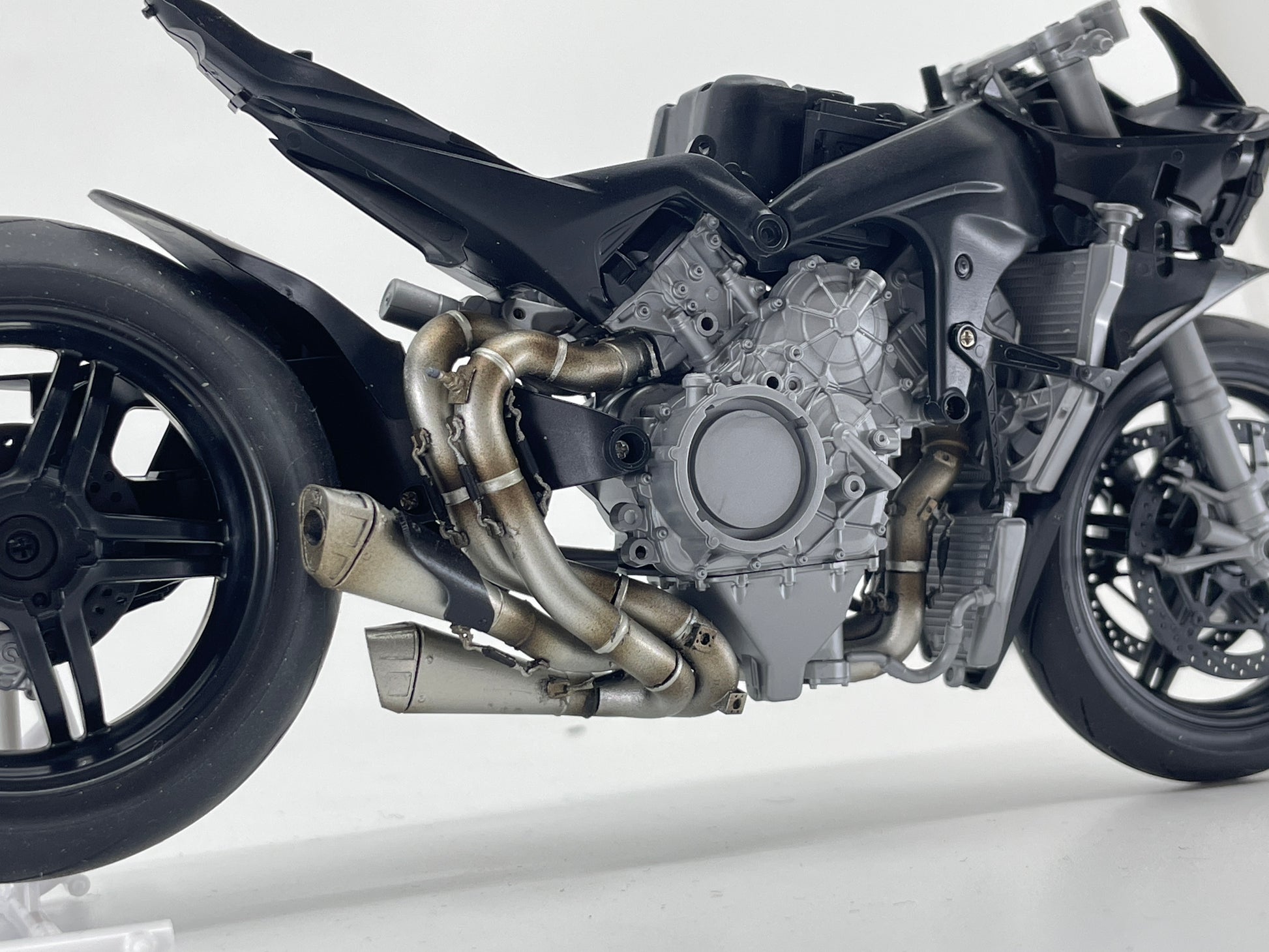 Z Work 1/12 3D printed parts Ducati Superleggera V4 Racing Exhaust Pipe JP  10812