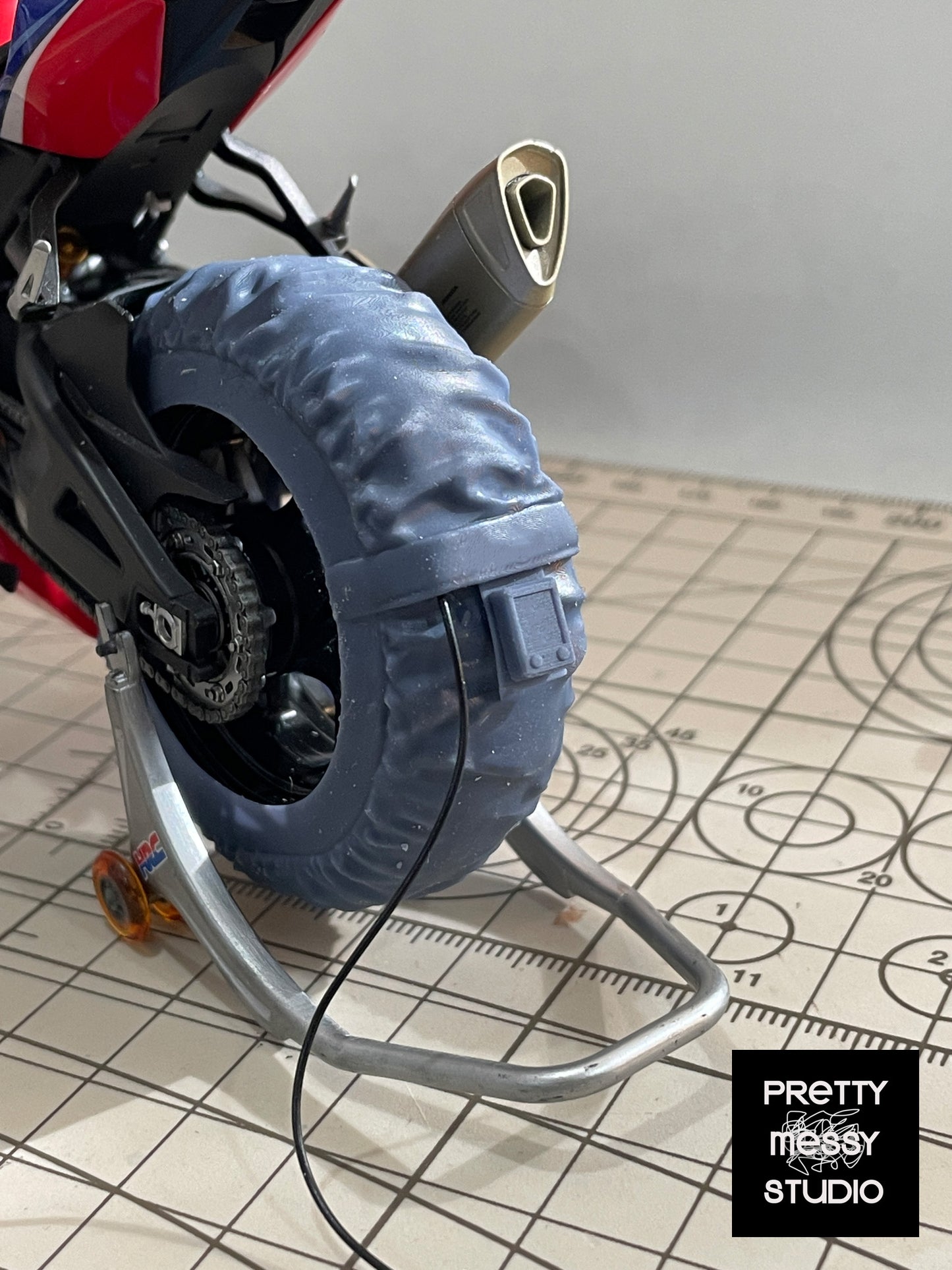 1/12 Tyre Warmer Set for Modern Superbikes