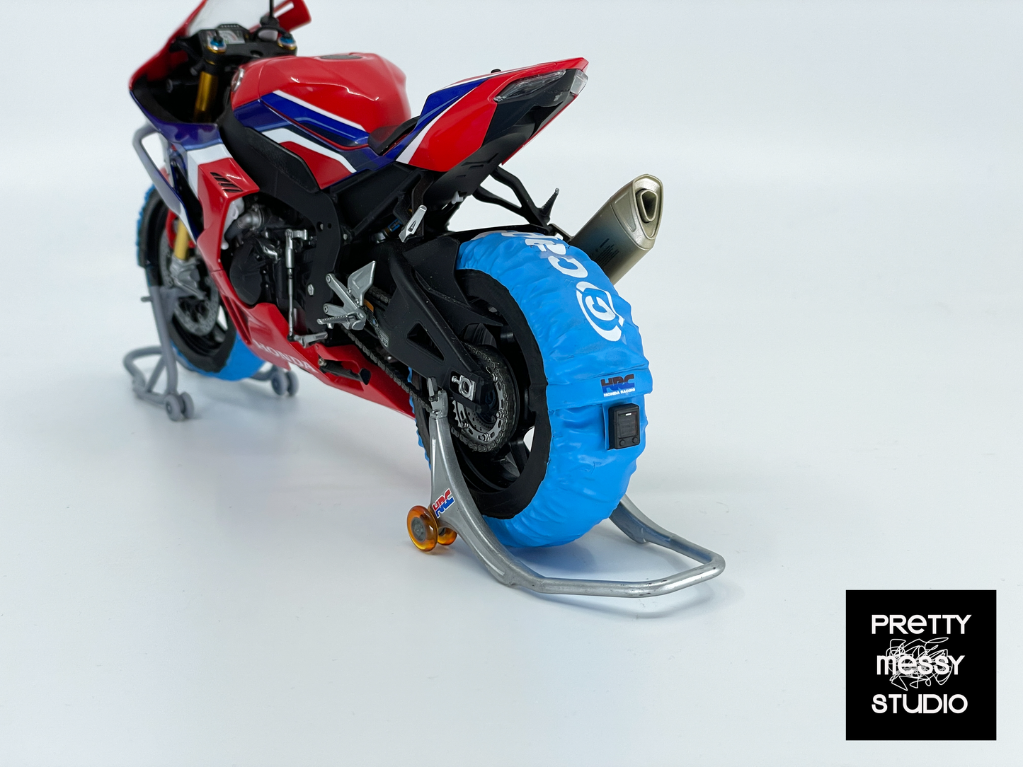 1/12 Tyre Warmer Set for Modern Superbikes