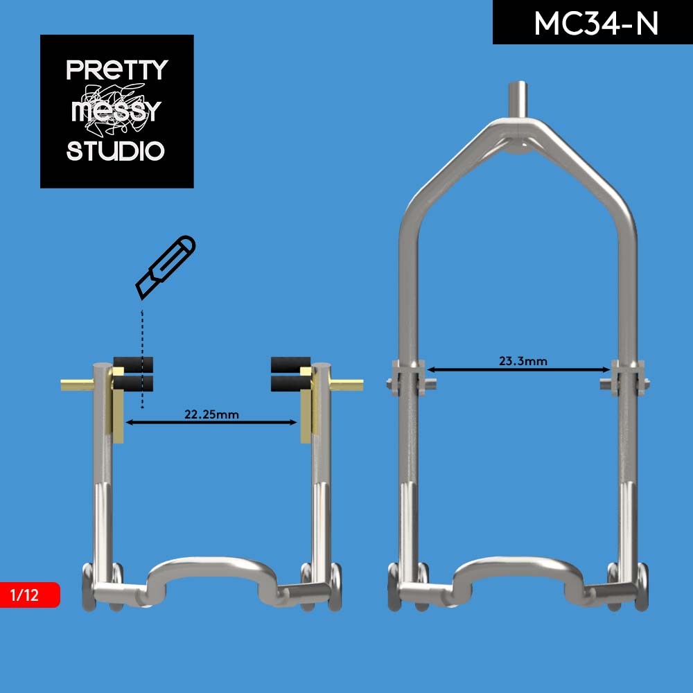 1/12 Front Wheel Lift Paddock Stand - Narrow