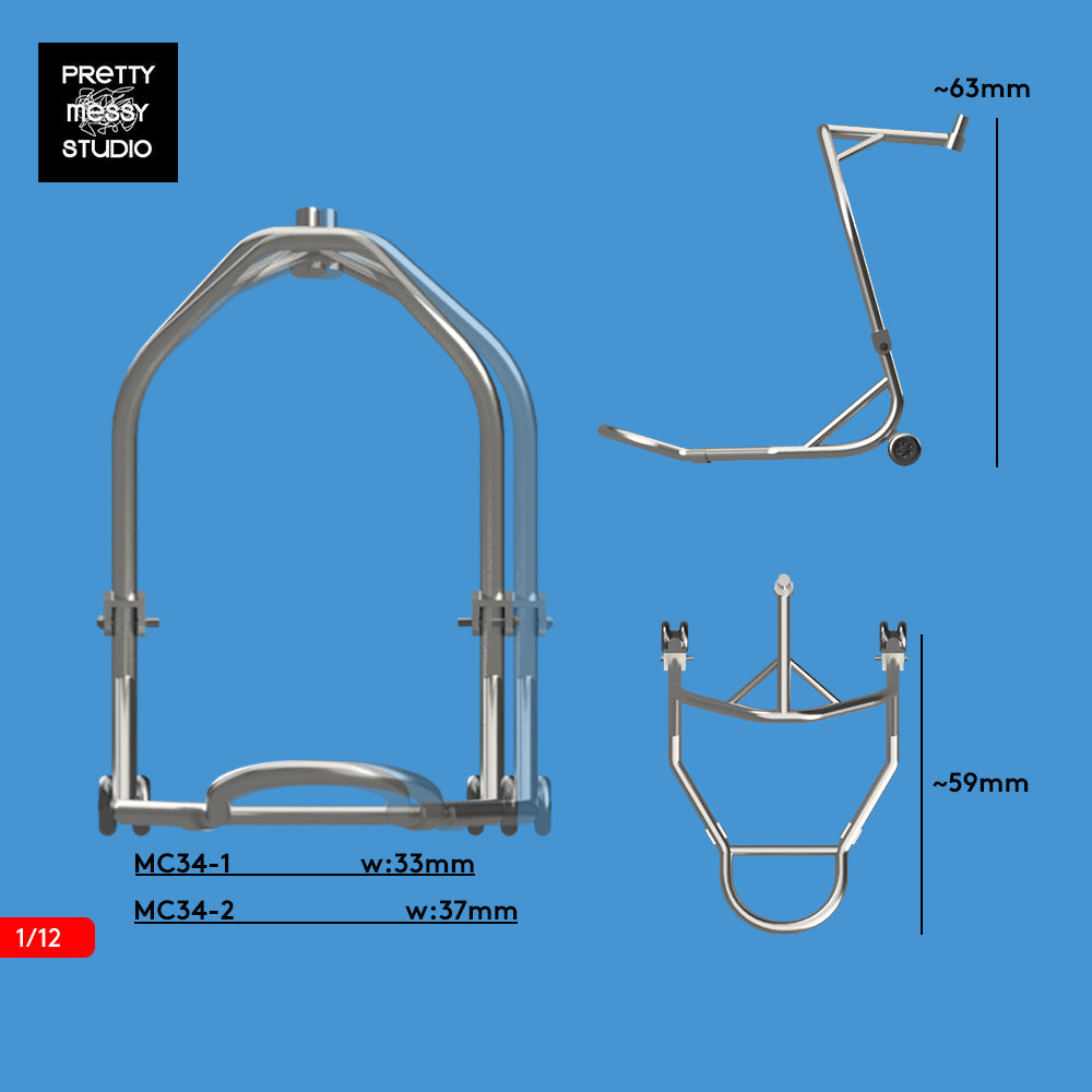 1/12 Front Wheel Lift Paddock Stand - Regular