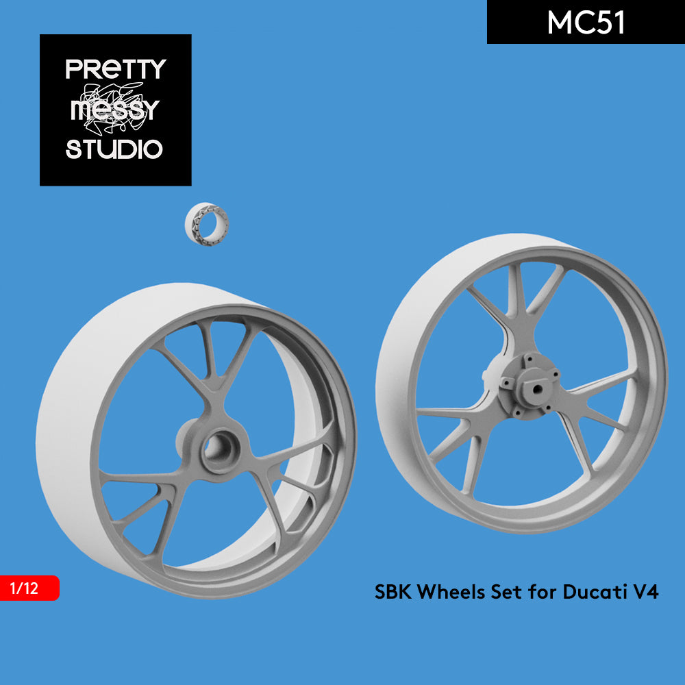 1/12 SBK Wheels For Ducati V4