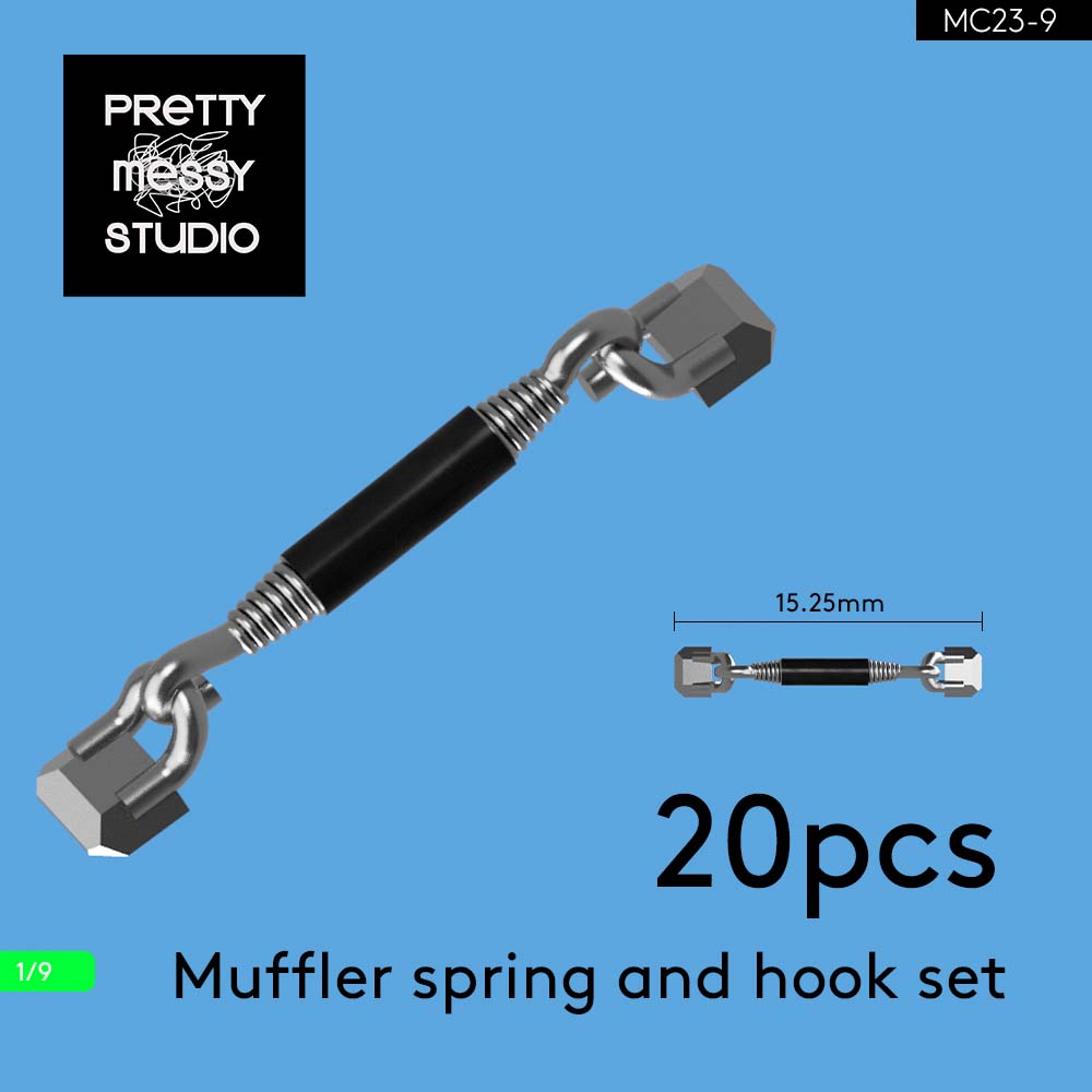 1/9 Muffler Spring set (20pcs)