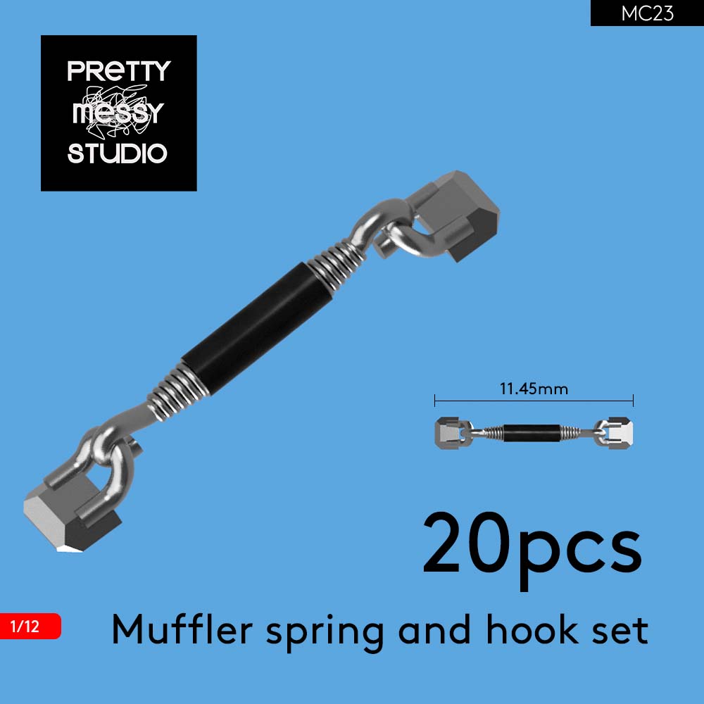 1/12 Muffler Spring set (20pcs)