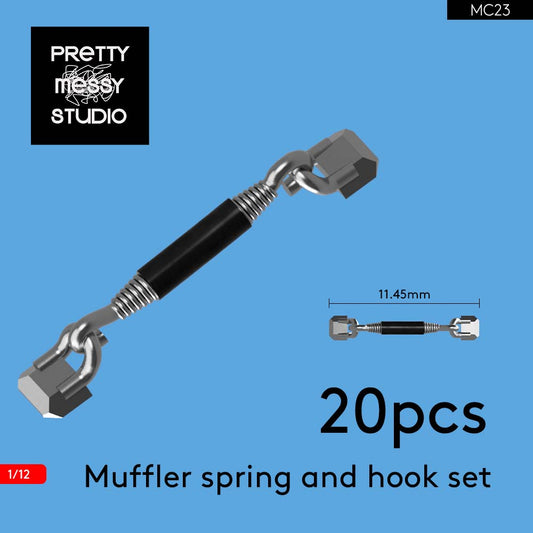 1/12 Muffler Spring set (20pcs)