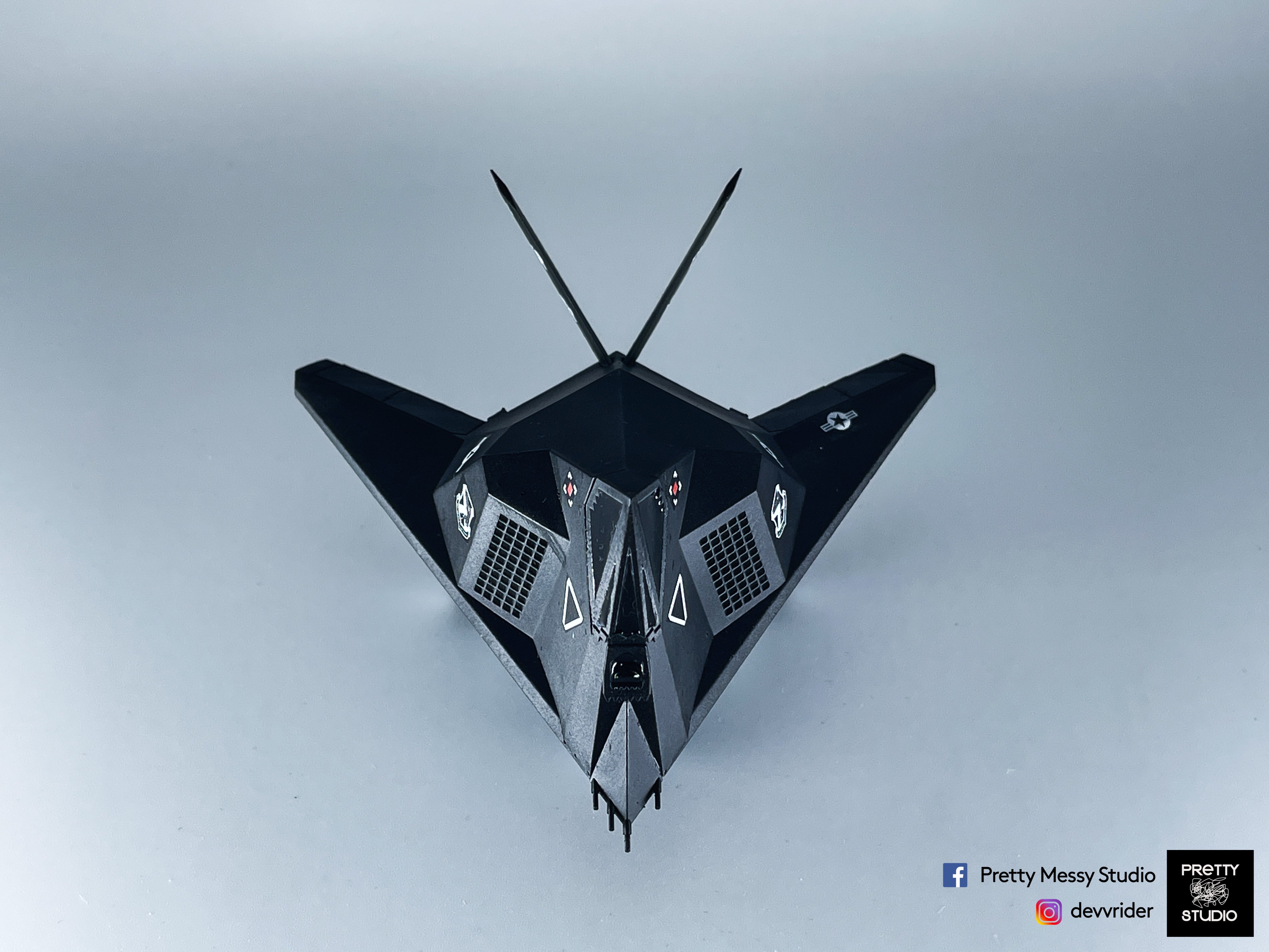 F117A Nighthawk ナイトホーク チビキット たまご飛行機 – Pretty Messy Studio